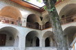 Archs in the courtyard of palace in Sheki city, Azerbaijan