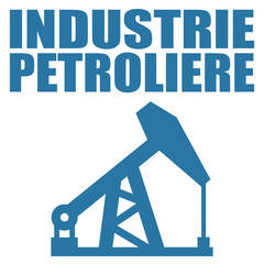 Canvas Print - Logo industrie pétrolière.