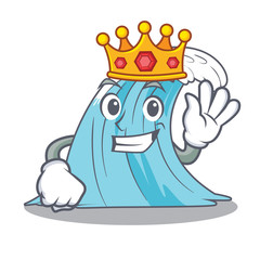 Sticker - King splash surf wave cartoon