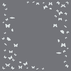 Wall Mural - background with flying butterflies