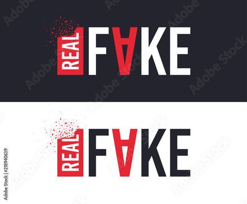 Real And Fake Slogan For T Shirt Printing Design Tee Graphic Design Counterfeit Concept Tee Shirt Print Slogan With Explosion Of Particles Textile Graphic Fake Replica Sign Various Kinds Vector Stock Vektorgrafik Adobe Stock Real And Fake Slogan For T Shirt Printing Design Tee Graphic Design Counterfeit Concept Tee Shirt Print Slogan With Explosion Of Particles Textile Graphic Fake Replica Sign Various Kinds Vector Stock Vektorgrafik Adobe Stock
