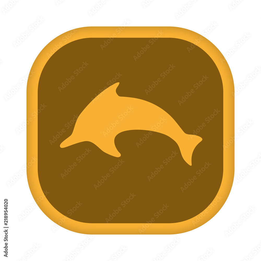 App Icon Gelb Delfin Stock Gamesageddon