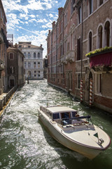 Poster - Small venetian canal, Venice, Italy