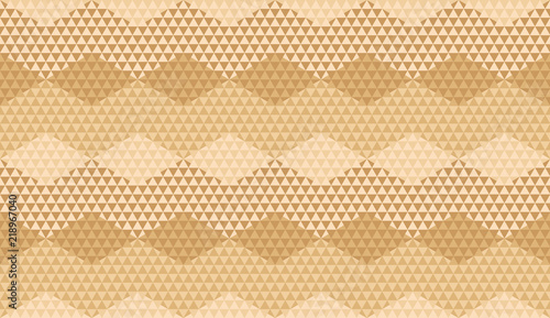 Beige color geometric textured seamless pattern