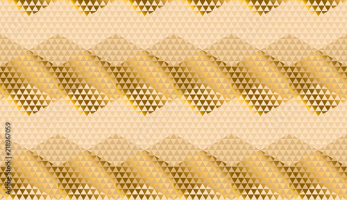 Beige color geometric textu...