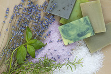 Soap, Sea Salt, Lavender, Rosemary And Mint