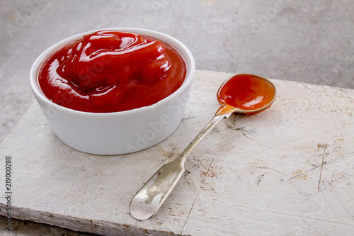 Fotografía fresh tomato ketchup