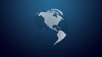 Wall Mural - abstract dark globe planet earth concept