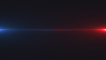 Wall Mural - lens flare. cinematic background with digital flashes of light on the sides. template with bright gl