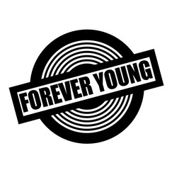 forever young black stamp