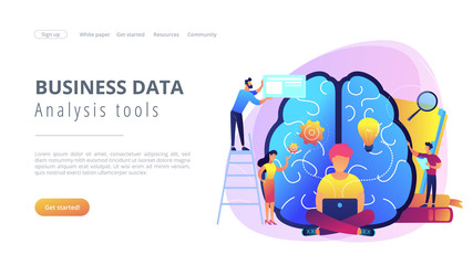 Wall Mural - business analyst working on laptop with business intelligence. business data analysis, data manageme