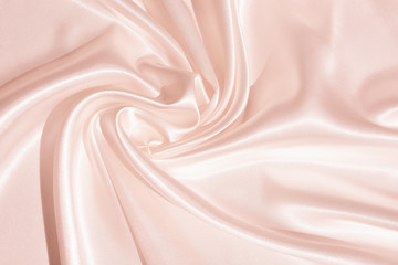 Wall Mural - The texture of the satin fabric of pink color for the backgroundит