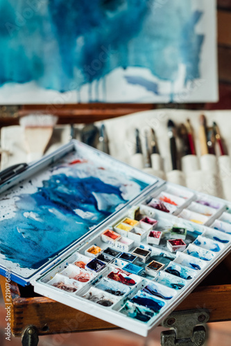 Painting Art Classes Drawings Creation Color Mix Messy