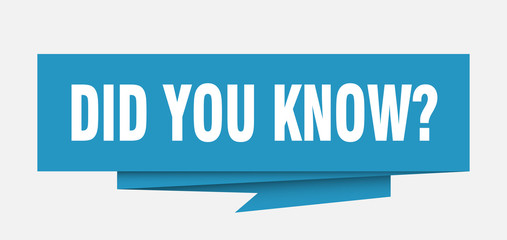 Wall Mural - did you know
