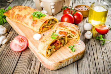 Vegetable savory strudel