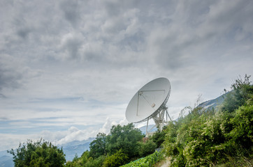 Big dish for communication