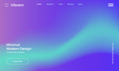 vibrant gradient background