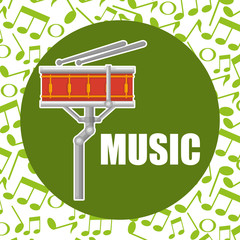 Poster - drum instrument musical icon