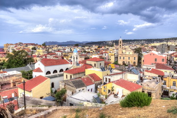 Chania skyline, Crete, Greece