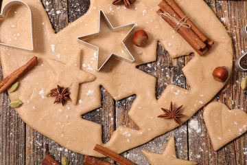 Sticker - gingerbread cookie for christmas