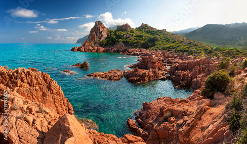 Sardegna, Marina di Gairo, Ogliastra Wallpaper Mural