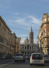 Traffic near the Vatican