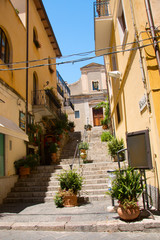 Wall Mural - street of Taormina, Italy