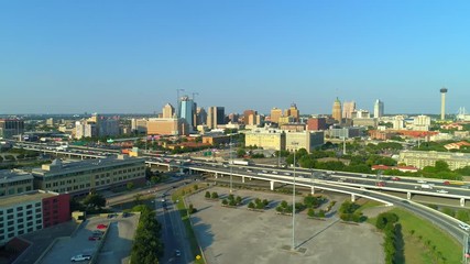 Wall Mural - City of San Antonio Texas and highways