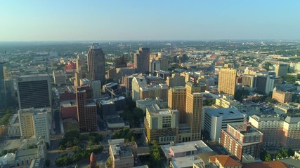 Wall Mural - Drone aerial video San Antonio TX