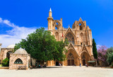 Landmarks of Cyprus -Lala Mustafa Pasha Mosque (St Nicholas Cathedral) in Famagusta