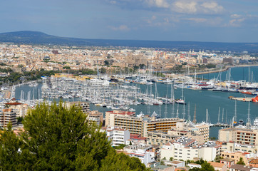 Palma de Majorque depuis le Chateau Bellver