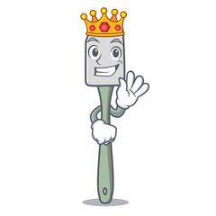 Wall Mural - King mascot silicone spatula for mixing food