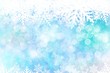 © kalanustudios.com - Winter Snowflake border background with snow, watercolor effect for illustration greeting card, invitation, posters, holiday