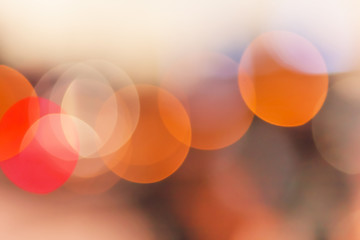 Wall Mural - abstract bokeh night garden in city background