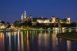 Royal Wawel Castle by night-Cracow
