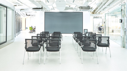 Interior of a modern conference room