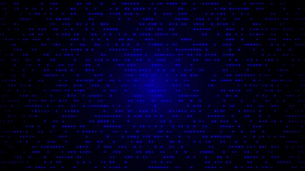Poster - Blue Rectangular Dots Flickering Moving Particle Graphic Animation Background