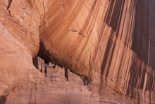 Anasazi Cave Dwelling In The Canyon De Chelly National Monument, Arizona, USA.