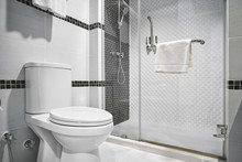 Concept Of Modern Decoration Design Of Bathroom For Luxury Hotel, Residential