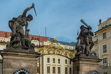 Wall Mural - The entrance of Prague Castle