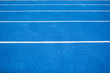 © piyaphunjun - running track blue color  - For fitness or competition Bangkok of Thailand