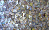 Dark mother of Pearl abstract mosaic background