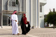 © FS-Stock - Arabic couple with traditional clothes dating outdoors