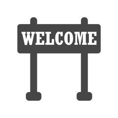 Wall Mural - Welcome Sign, Word welcome, Simple vector