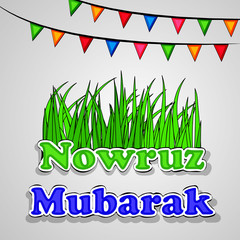 Sticker - Illustration of background for Persian new Year also known as Nowruz