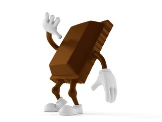 Poster - Chocolate character looking up