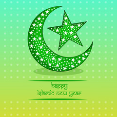 Sticker - Illustration of Islamic New Year background