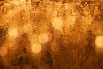 Wall Mural - Golden abstract christmas background