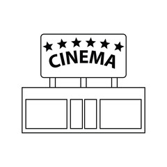 Wall Mural - Cinema entrance icon