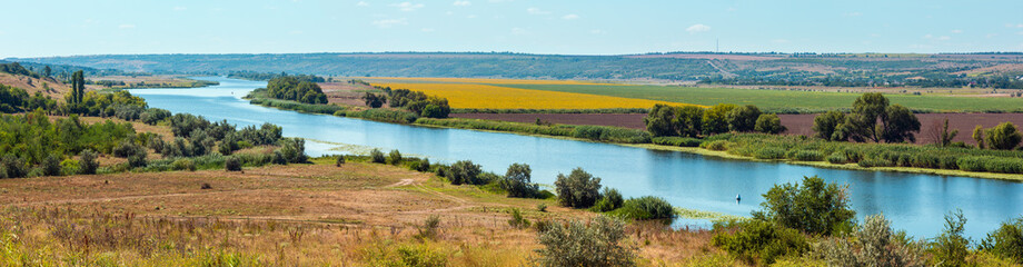 Summer Southern Bug river, Ukraine